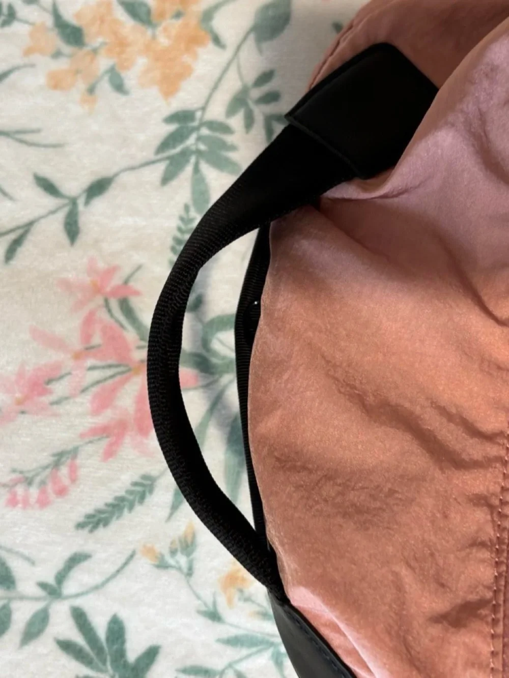 lululemon athletica Pink and Brown Two-Tone Backpack